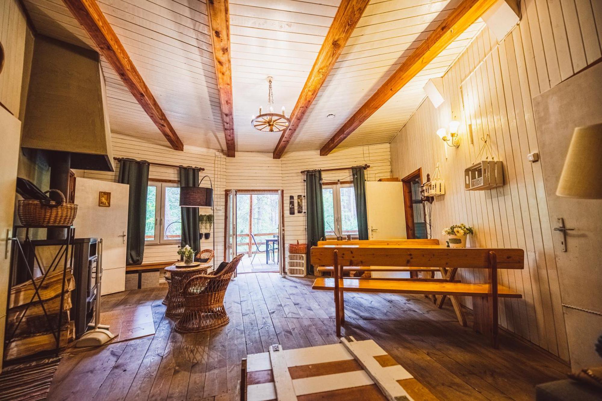 Cozy Nature Retreat With Patio Fireplace Garden Maciejowice Exteriör bild