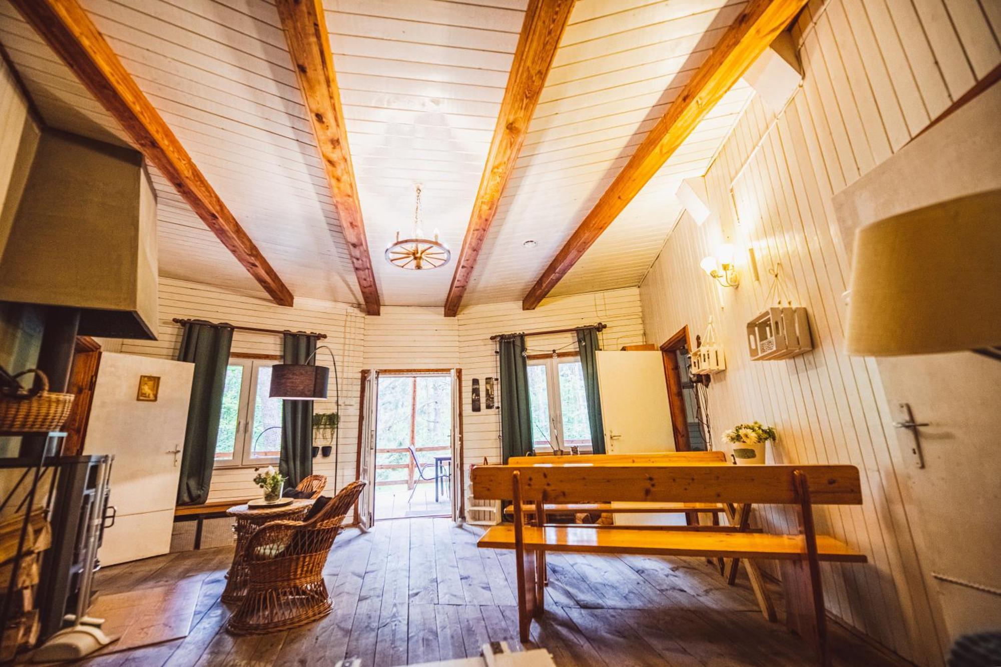 Cozy Nature Retreat With Patio Fireplace Garden Maciejowice Exteriör bild